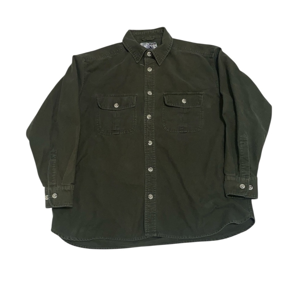 MPW Chamois Long-Sleeve Shirt for Men size large in moss green